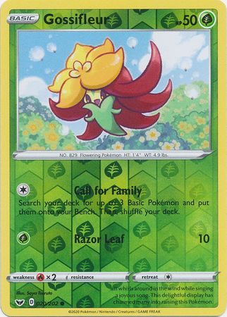 Gossifleur - Reverse Foil (Pokemon Sword & Shield Base Set)