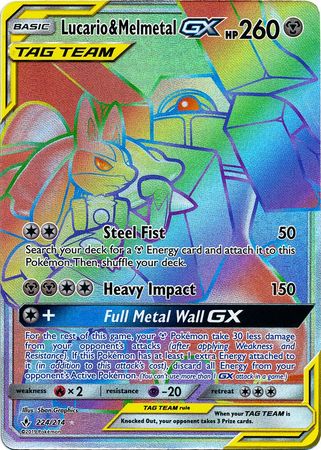 Lucario & Melmetal GX (Pokemon Sun & Moon: Unbroken Bonds)