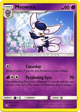 Meowstic (Pokemon Sun & Moon: Unbroken Bonds)