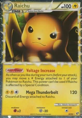 Raichu (Prime) (HeartGold SoulSilver Undaunted)