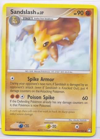 Sandslash  (Diamond and Pearl Mysterious Treasures Singles)