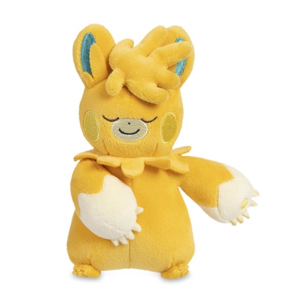 Pokémon - Sleeping Pawmot Paw Pod - Pokémon Center Plush/Bamse 15cm