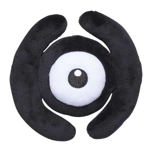 Pokémon - Unown H (Sitting Cuties) - Pokémon Center Plush/Bamse 12cm