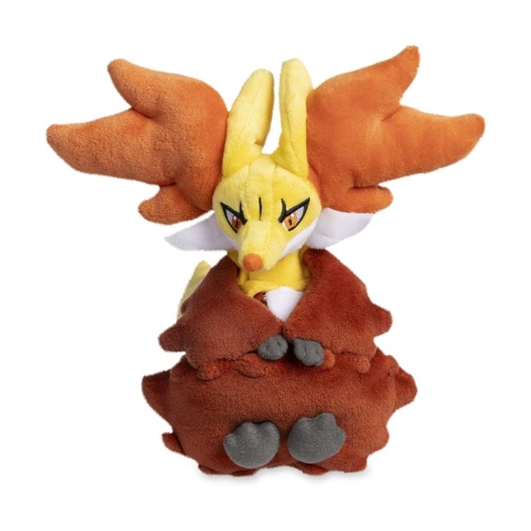 Pokémon - Delphox (Sitting Cuties) - Pokémon Center Plush/Bamse 17cm