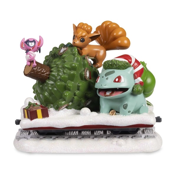 Pokémon - Snowy Fun Tree Flatcar - Pokémon Center Figure 11cm