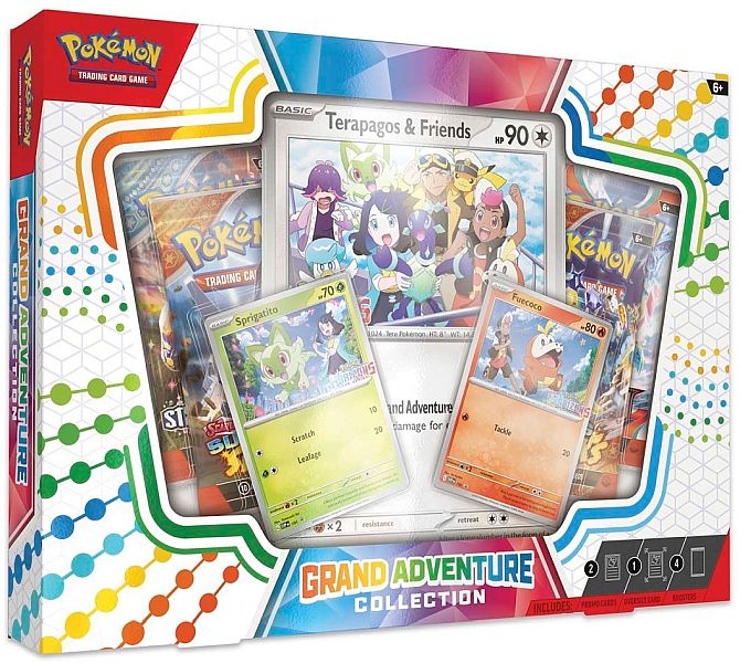 Pokemon Box: Grand Adventure Collection (2024) (4 Boosters)