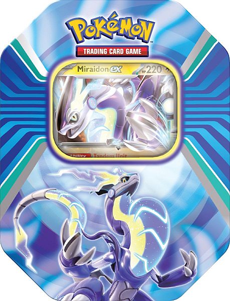 Pokemon Tin Kasse - 2023 Wave 2 Summer: Miraidon ex - Paldea Legends Collector's Tin Box