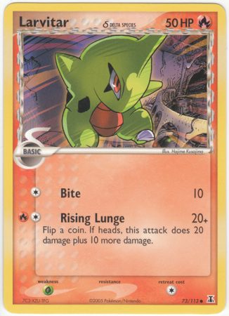 Larvitar (Delta Species)  (EX Delta Species Nintendo)