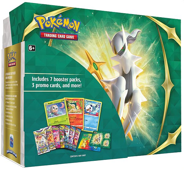 Pokemon Collector Bundle 2022 Spring: Sword & Shield - 7 Boosters, 3 Promokort, Mønt og mere! (Collector's)