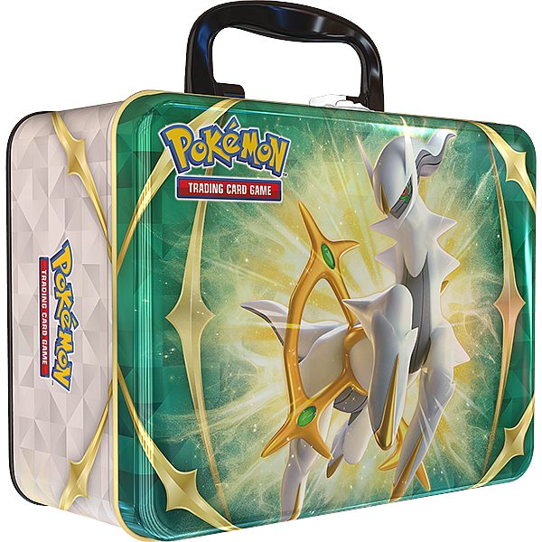 Pokemon Collector's Chest Tin 2022 Spring: Sword & Shield Arceus - 5 Boosters, Promokort, Mønt og mere! (Collectors)