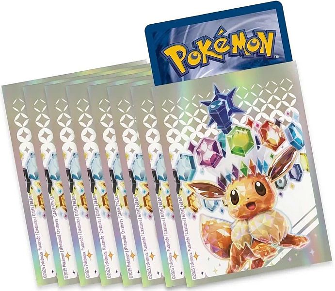 Pokemon - Scarlet & Violet: Prismatic Evolutions (Stellar Tera Eevee) - Deck Protector - 65 lommer - Sleeves