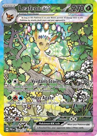 Leafeon ex (Pokemon Scarlet & Violet: Prismatic Evolutions)