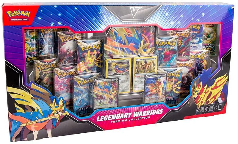 Pokemon  V Box: Legendary Warriors Premium Collection (2024) (14 Boosters)