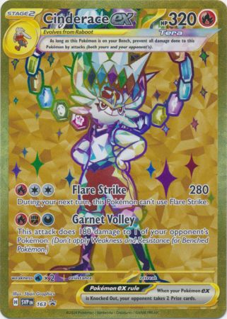 Cinderace ex (Black Star Promos - Scarlet & Violet: Terapagos Ultra-Premium Collection)