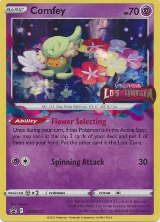 Comfey - Prerelease Promo (Pokemon Sword & Shield: Lost Origin Black Star Promos)