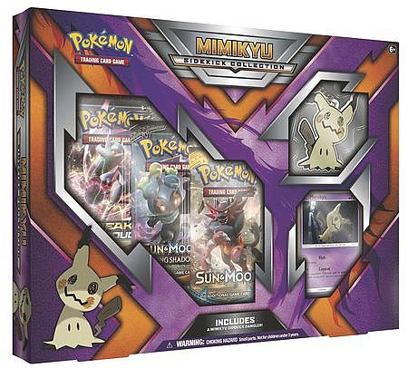 Pokemon Box: Mimikyu Sidekick Collection - 3 Boosters, Promokort og Mere!