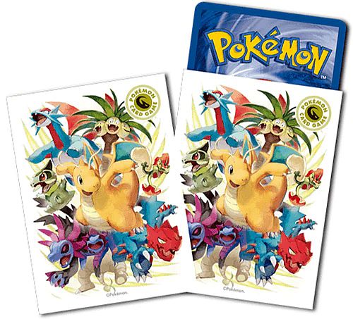 Pokemon - Sword & Shield: Evolving Skies (Blue Sky Stream): Dragon Type Fighters - Deck Protector - 64 lommer - Pokemon Deck Shield Sleeves