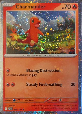 Charmander - Cosmos Holo Foil (Pokemon Scarlet & Violet: 151)