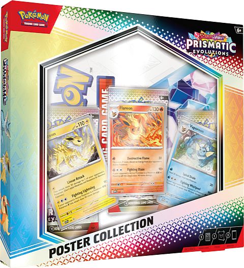 Pokemon Scarlet & Violet: Prismatic Evolutions - Poster Collection Box (3 Boosters + Plakat)