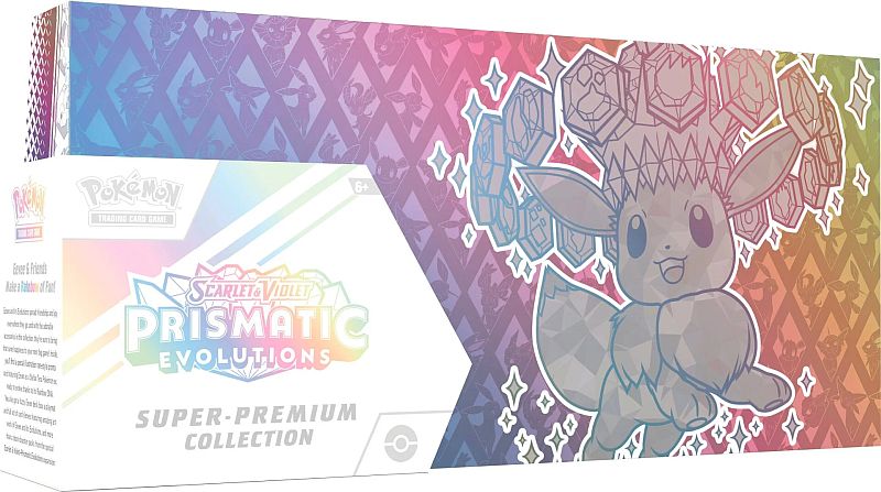 Pokemon Scarlet & Violet: Prismatic Evolutions - Super Premium Collection (Eevee ex) (15 Boosters)