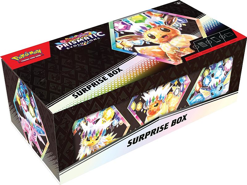 Pokemon Scarlet & Violet: Prismatic Evolutions - Surprise Box (4 Boosters & ex Promo)