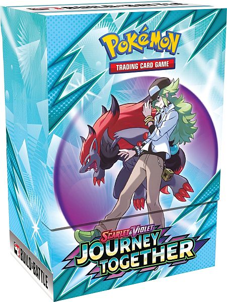 Pokemon Scarlet & Violet: Journey Together - Build & Battle Kit (Prerelease Box) - Promokort, 4 Boosters og mere!