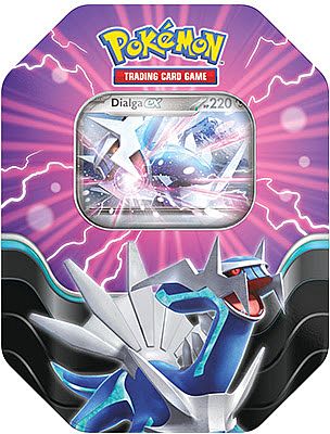 Pokemon Tin Kasse - 2025 Wave 2 Spring: Dialga ex - Azure Legends Collector's Tin Box (4 Boosters)