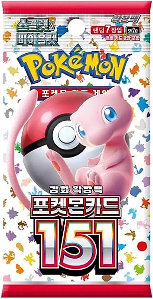 Pokemon Booster Pakke - Scarlet & Violet SV2a: Strength Expansion Pack - Pokemon Card 151 *KOREANSK*