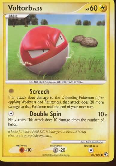 Voltorb 1 (Diamond and Pearl StormFront Singles)